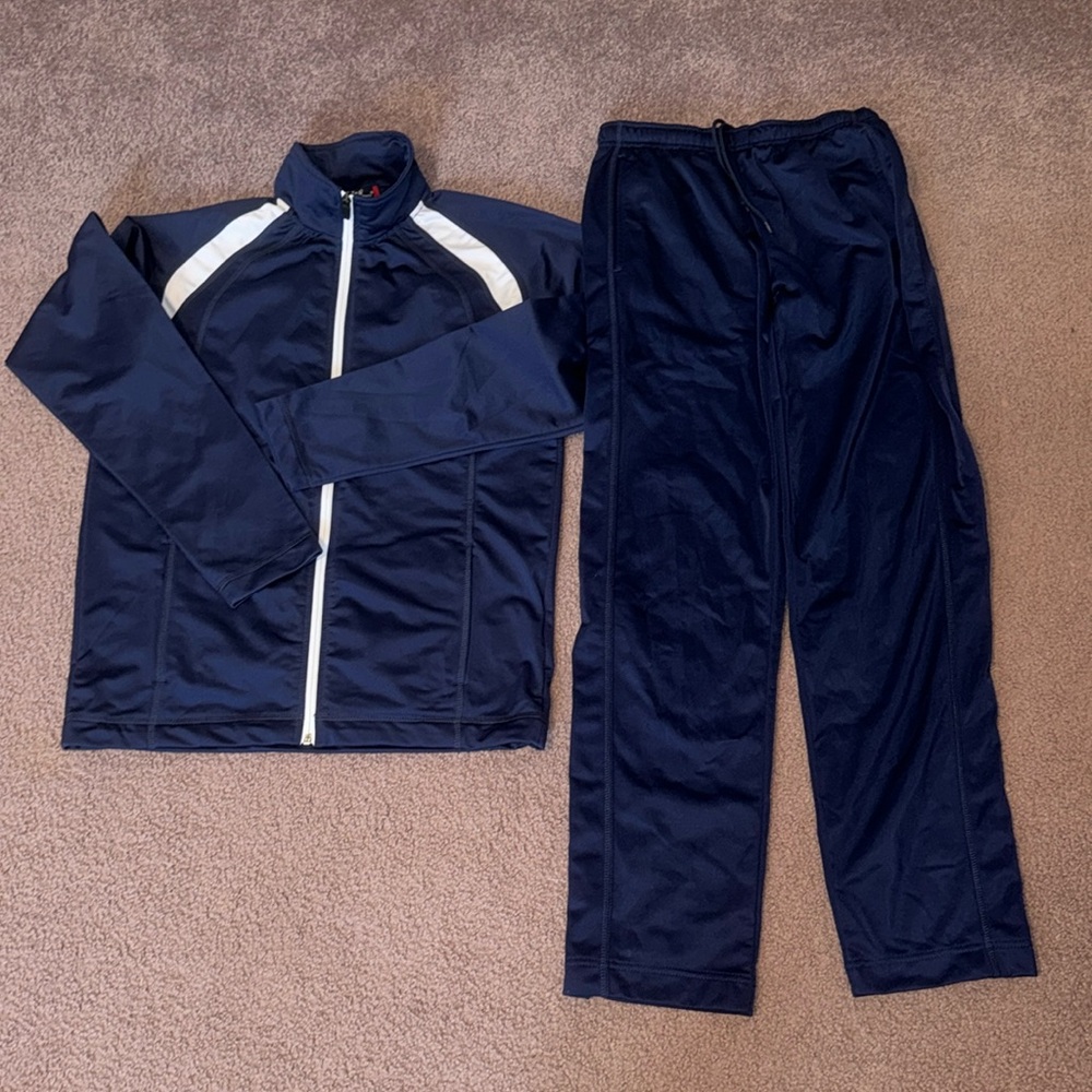 Port Authority Sport-Tek track suit NEW youth large